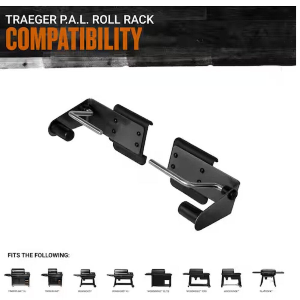 Traeger P.A.L. Pop-And-Lock Roll Rack Grill Accessory BAC655 - Picture 4 of 8